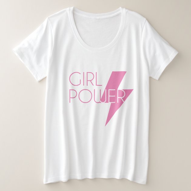 plus size girl power shirt