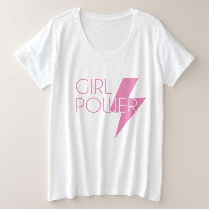 girl power t shirt plus size