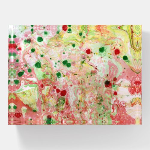Custom Color Template Abstract Art Trendy Modern Paperweight