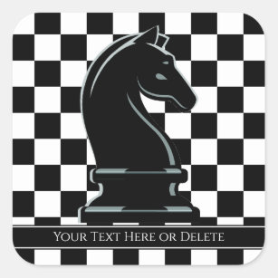 Knight Chess Piece Decal #1 2x3.5 Choose Color 