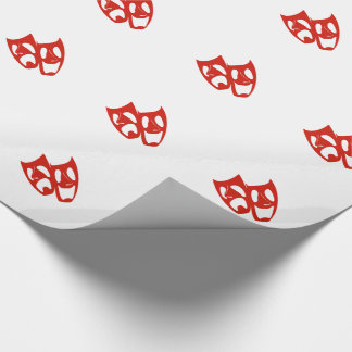 Custom Color Theatre Arts Icon Gift Wrap