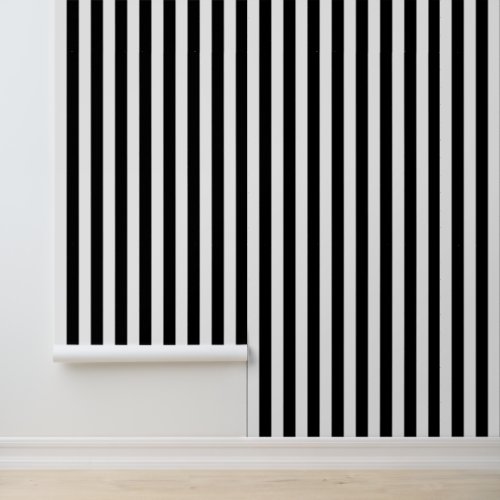 Custom Color Vertical Stripe Pattern Wallpaper