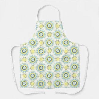 Custom Color Vintage Floral Pattern Apron