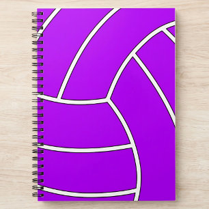 Custom Color Volleyball Notebook