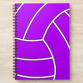 Custom Color Volleyball Notebook
