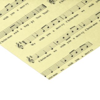 Custom Color We Wish You a Merry Christmas Notes