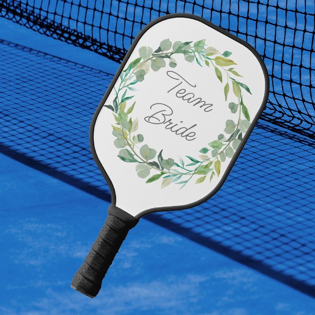 Custom Color Wedding Greenery Bride Pickleball Paddle (Creator Uploaded)