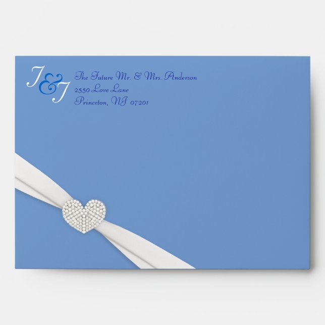 Custom Color Wedding Invitation Envelopes (Front)