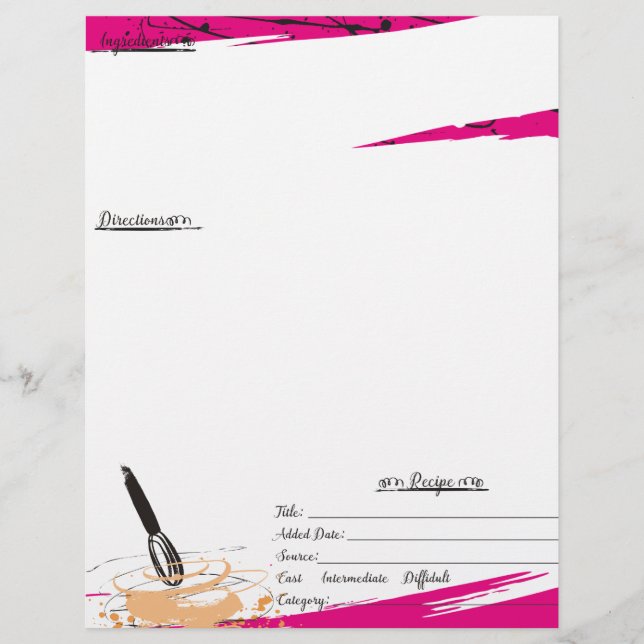 Custom color whisk dough batter bakery cake baking (Front)