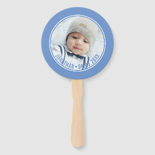 Custom Color with Custom Photo and Text Hand Fan