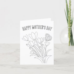 Custom Color your own Happy mother  Holiday Card