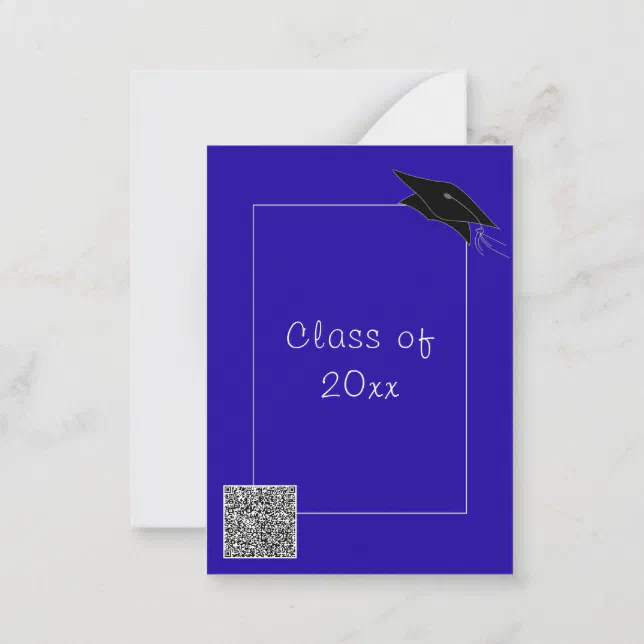 Color Code For Graduation Custom Color Your QR Code Graduation Invitation | Zazzle