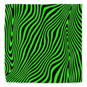 Custom Color Zebra Stripes Bandana