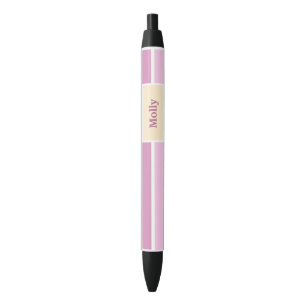 Custom Colored Feminine Stripes Pen