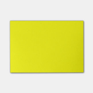 Custom colored Highlighter Yellow Post-it Notes