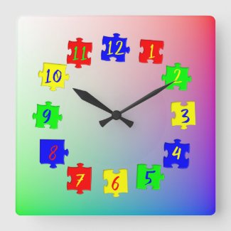 Custom Colored Jigsaw Pieces, Numbers Kid's Photos