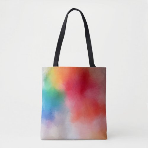 Custom Colorful Abstract Art Modern Elegant Tote Bag