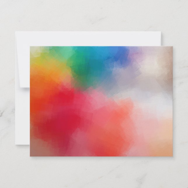 Custom Colorful Abstract Blank Elegant Template (Front)