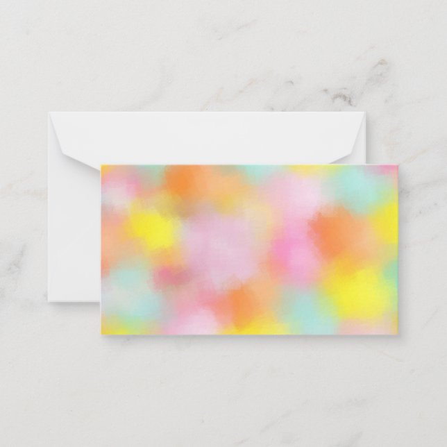Custom Colorful Abstract Blank Template Elegant (Front)