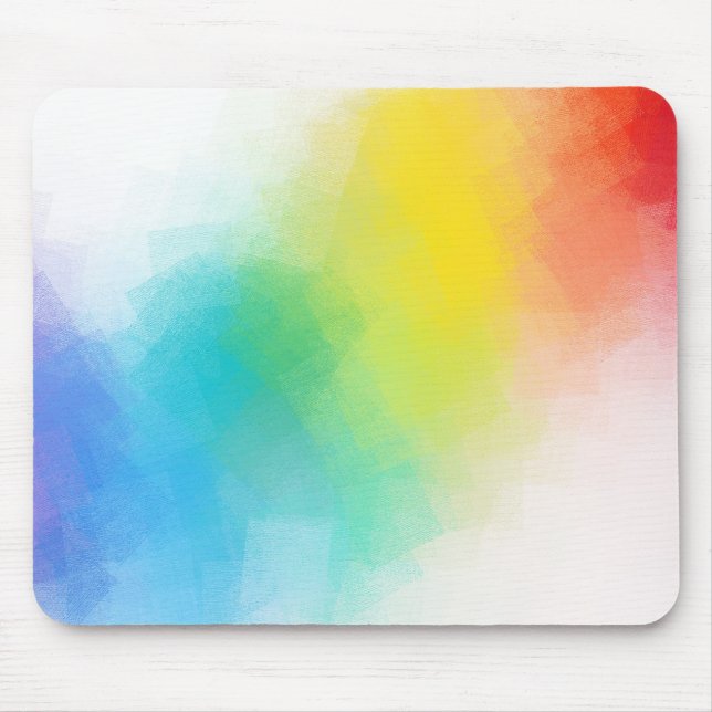 Custom Colorful Abstract Trendy Modern Template Mouse Pad (Front)