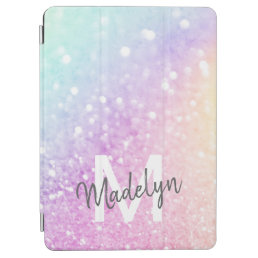 Custom Colorful Glitter Iridescent Elegant iPad Air Cover