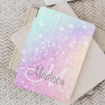 Custom Colorful Glitter Iridescent Elegant iPad Mini Cover<br><div class="desc">Easily personalize this elegant colorful bokeh glitter pattern with your custom name and/or monogram.</div>