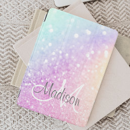 Custom Colorful Glitter Iridescent Elegant iPad Pro Cover