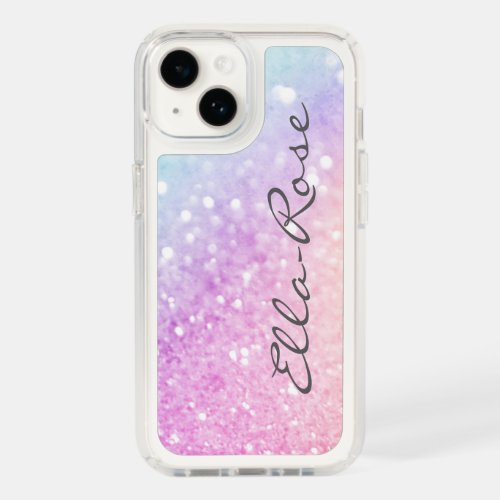 Custom Colorful Glitter Iridescent Elegant Speck iPhone 14 Case