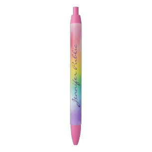 Custom Colorful Handwritten Name Script Template Pen