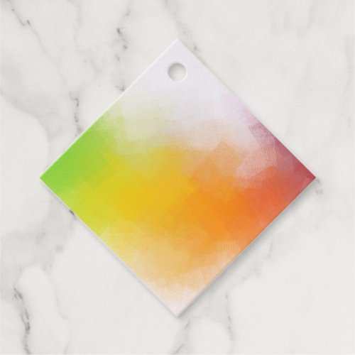 Custom Colorful Modern Abstract Art Blank Template Favor Tags