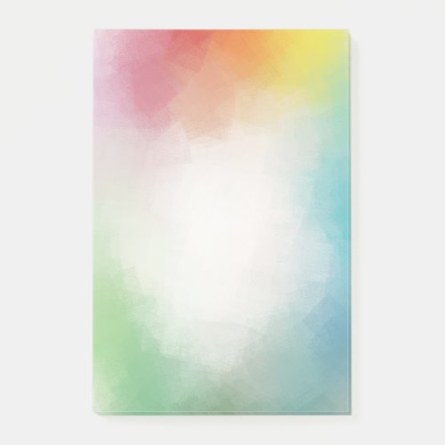 Custom Colorful Modern Abstract Art Blank Template Post_it Notes