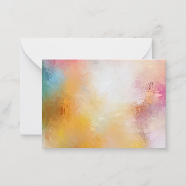 Custom Colorful Modern Abstract Blank Template (Front)