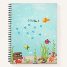 Custom Colorful Ocean Kids School