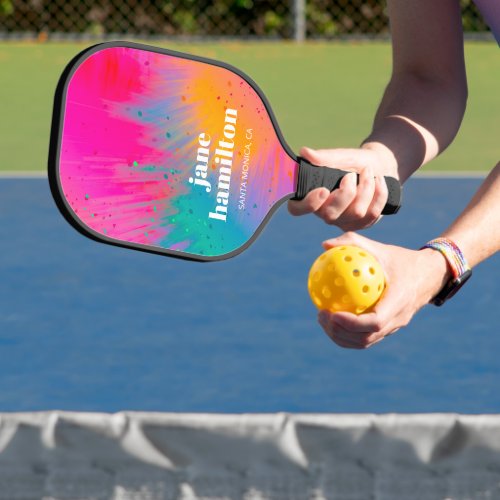 Custom Colorful Pickleball Paddle