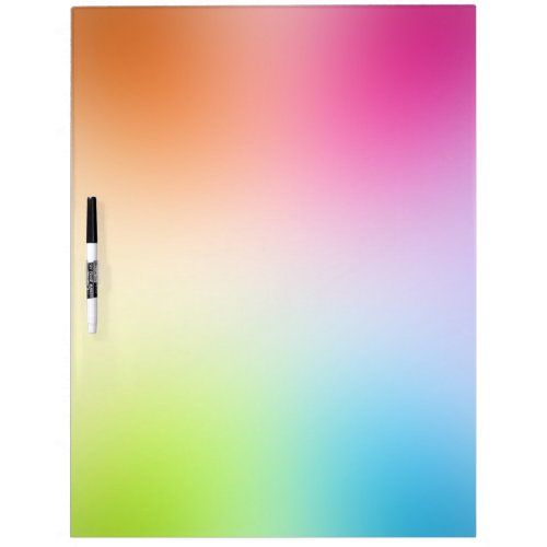 Custom Colorful Pink Yellow Green Blue Template Dry Erase Board