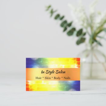 Custom Colorful Professional Business Cards by Gigglesandgrins at Zazzle