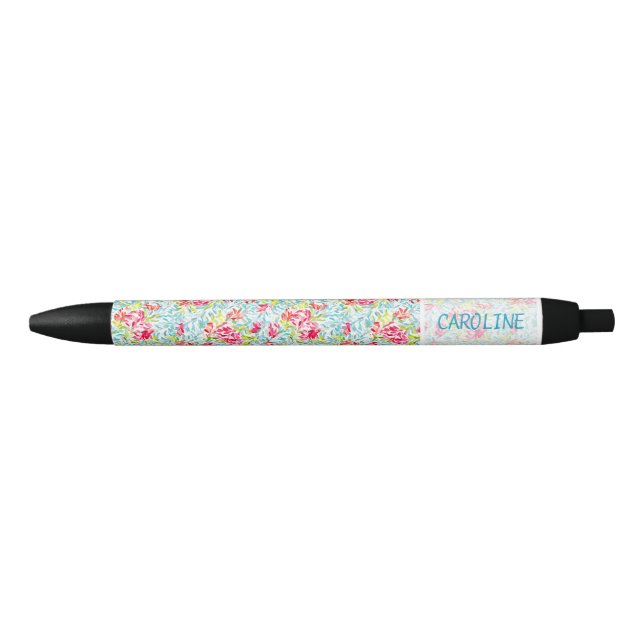 Custom Colorful Summer Paint Splatter Art Pattern Pen (Front)