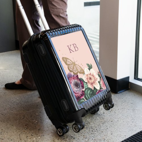 Custom Colorful Wildflowers Floral Garden Bouquet Luggage
