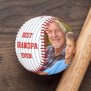 Custom Colors Best GrandPa Father's Day Photo Baseball
