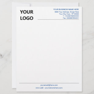 Custom Colors Business Logo Ingo Office Letterhead