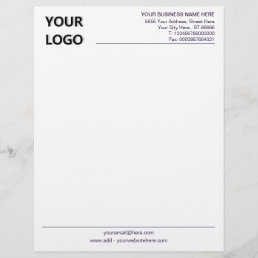 Custom Colors Business Office Letterhead and Logo