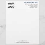 Custom Colors Font Your Own Design Logo Letterhead<br><div class="desc">Custom Colors and Font - Your Business Office Letterhead with Logo - Add Your Logo - Image / Business Name - Company / Address - Contact Information - Resize and move or remove and add elements / image with Customization tool. Choose colors / font / size !</div>