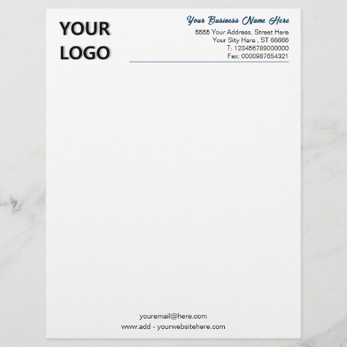 Custom Colors Font Your Own Design Logo Letterhead