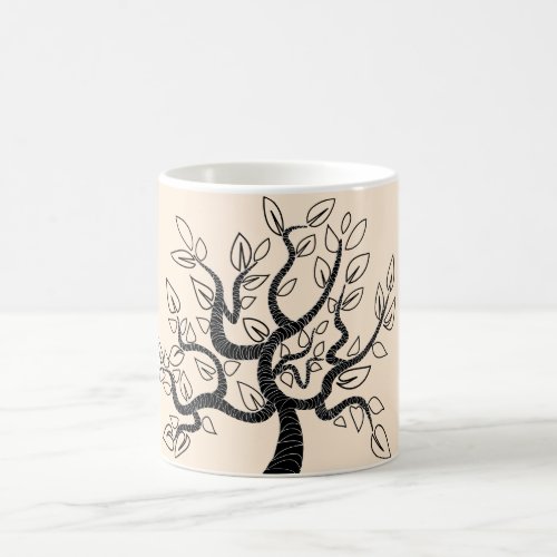 Custom Colors Modern Mug with Tree of Life