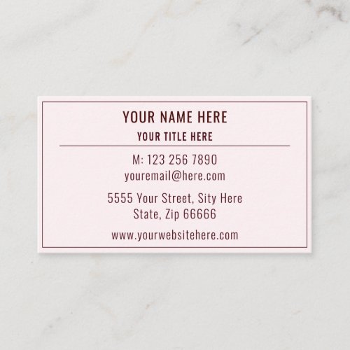 Custom Colors Quality Design Your Business Card 