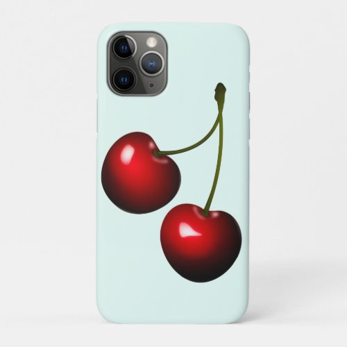 Custom Colors Red Cherry iPhone Case _ Your Colors