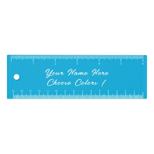Custom Colors Text Name Your Personalized Ruler