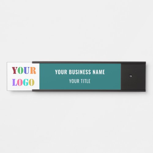 Custom Colors _ Your Logo Business Door Sign