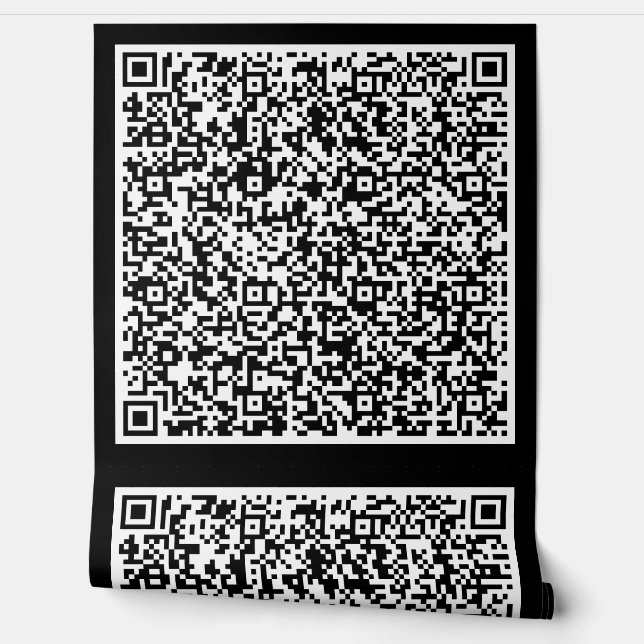 Custom Colors Your Own Design Scan QR Code Wallpaper (Unrolling)
