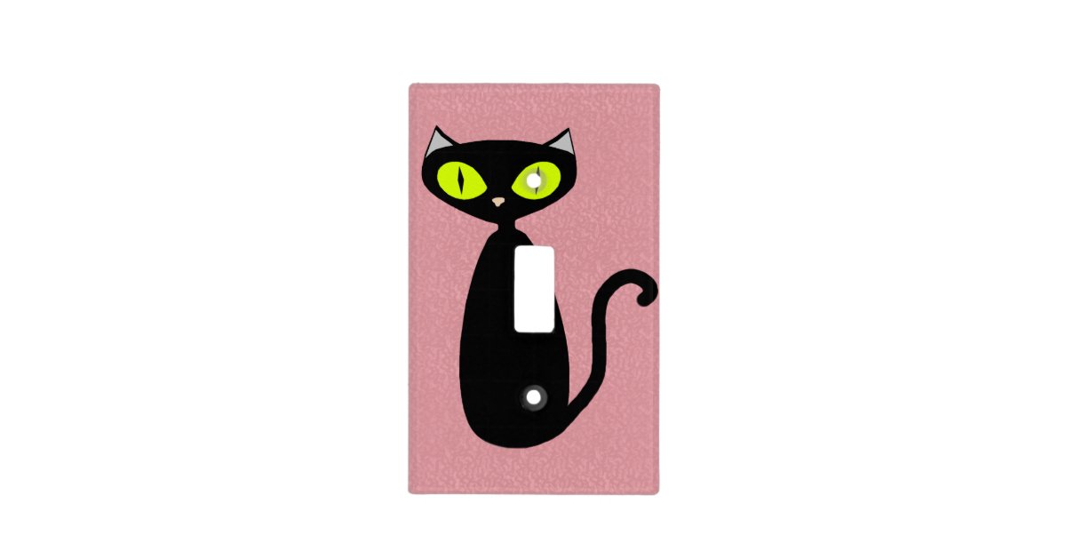 Custom Colour Mod Cat Lightswitch Light Switch Cover Zazzle